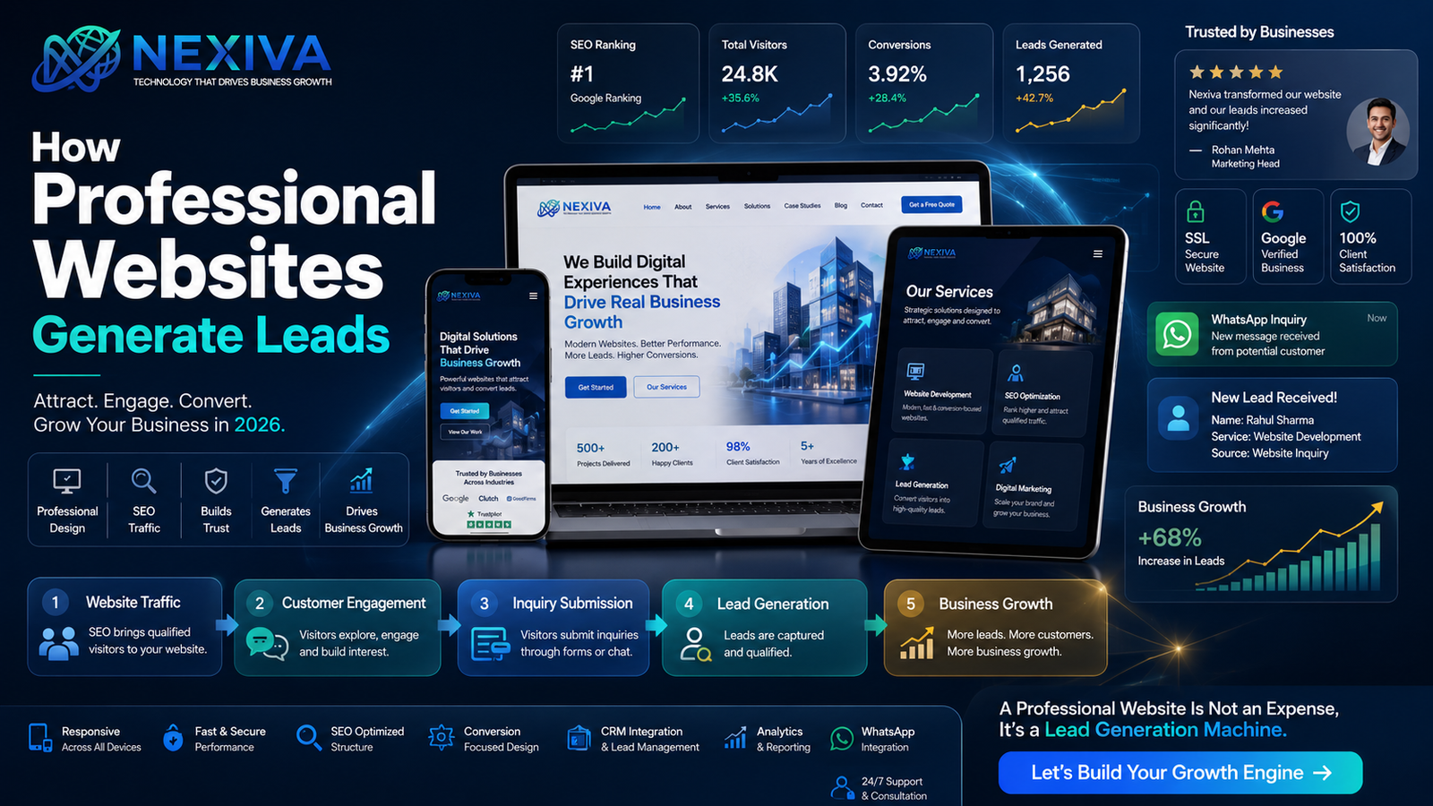 How Professional Websites Generate Leads Blog Image